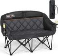 Extra Large Double Camping Chair - 2 Person Comfortable Sofa Chair Adult Loveseat - Heavy Duty Lawn Chair wourant