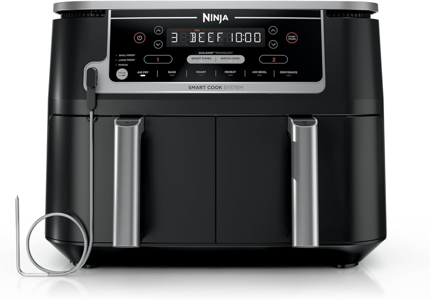 Ninja Foodi 6-in-1 FlexBasket Air Fryer with 7-Quart MegaZone and Basket Divider wourant