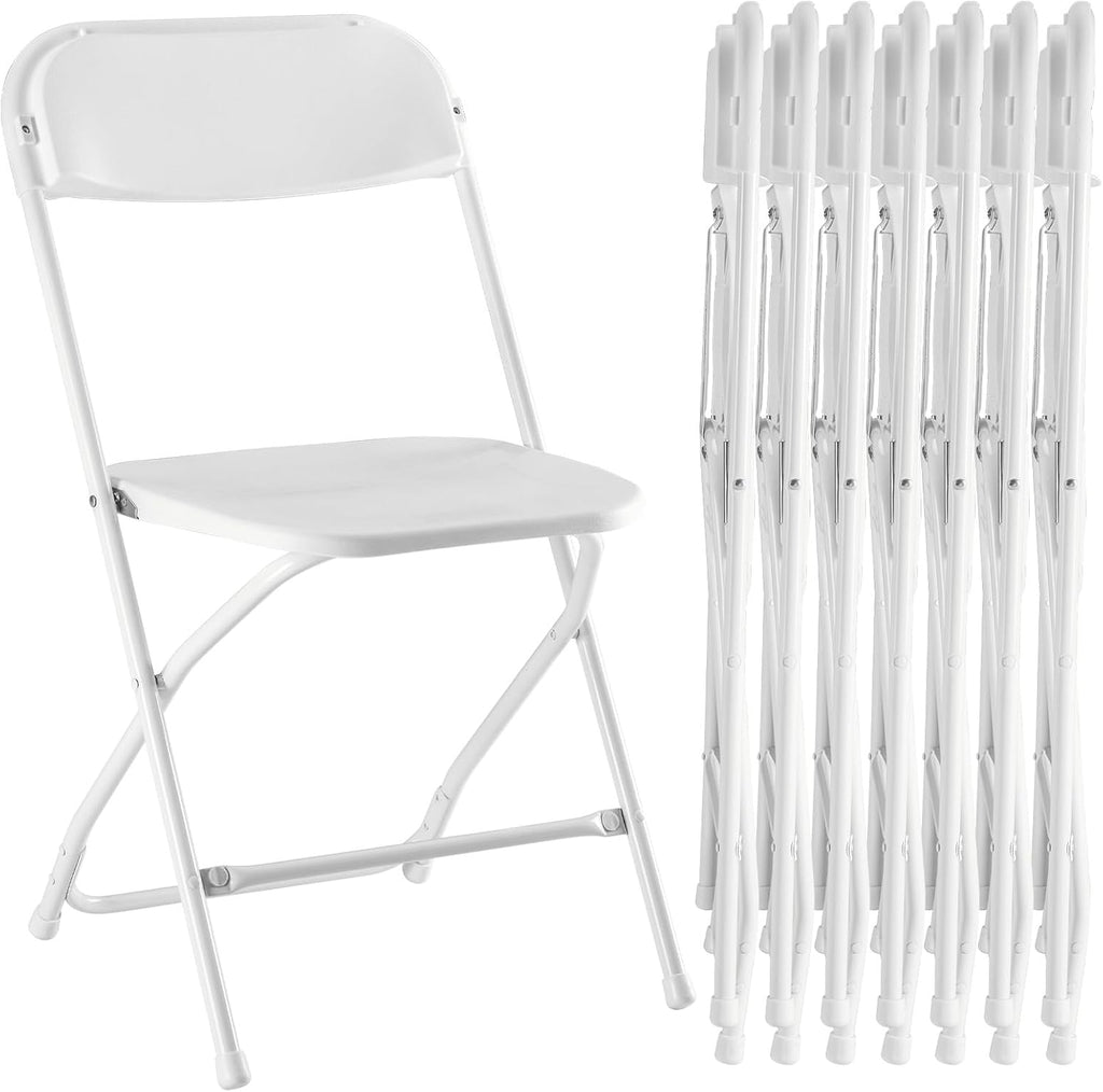 Sweetcrispy Folding Chair 12 Pack, Leather Padded Folding Chairs, Sturdy Metal Foldable Chairs wourant