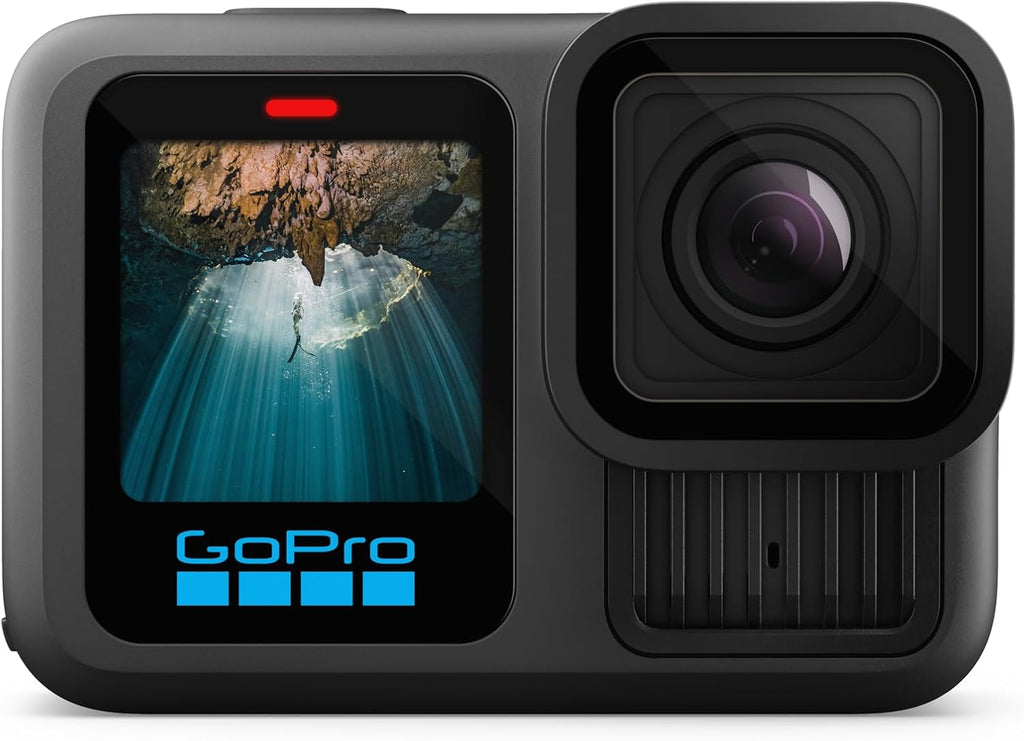 Black - Waterproof Action Camera with 5.3K60 Video, 27MP Photo + Compatability with HB-Series Lenses wourant