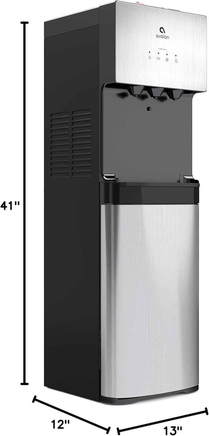 Avalon A3F Bottom Loading Water Cooler Dispenser with BioGuard-3 Temperature Settings-UL-Filtered wourant