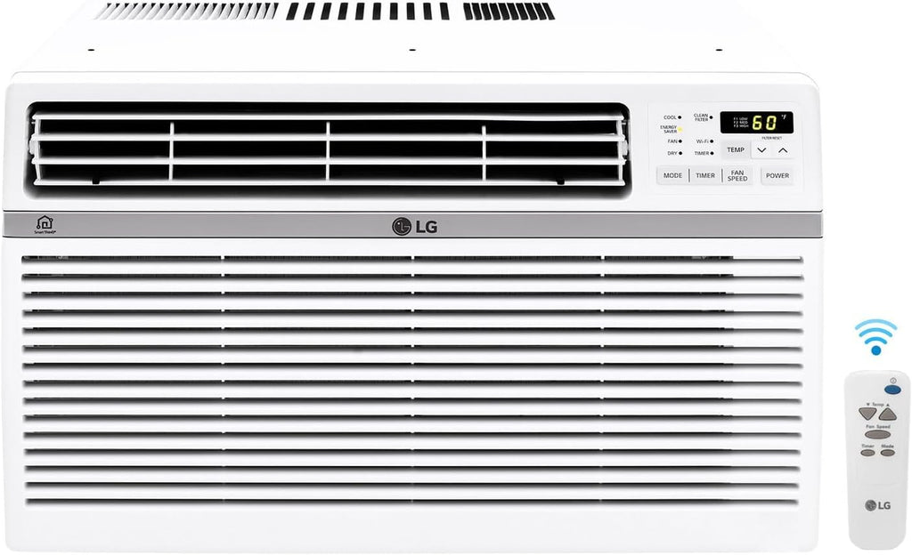 LG 6,000 BTU Window Air Conditioner, 115V, Cools 250 Sq.Ft. for Bedroom, Den wourant