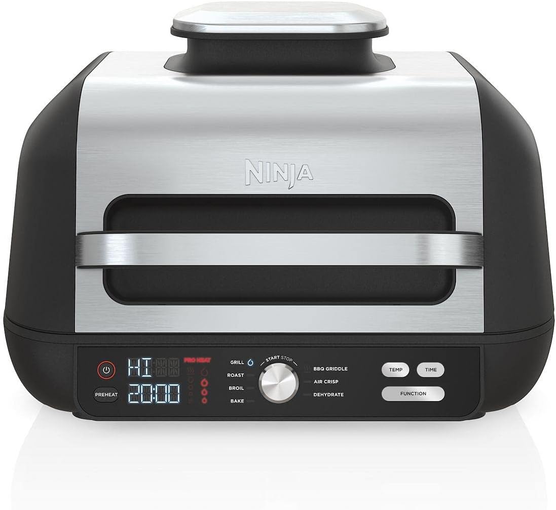 Ninja Foodi Smart XL 6-in-1 Indoor Grill with Air Fry, Bake, Roast, Broil, and Dehydrate, Smart Thermometer wourant