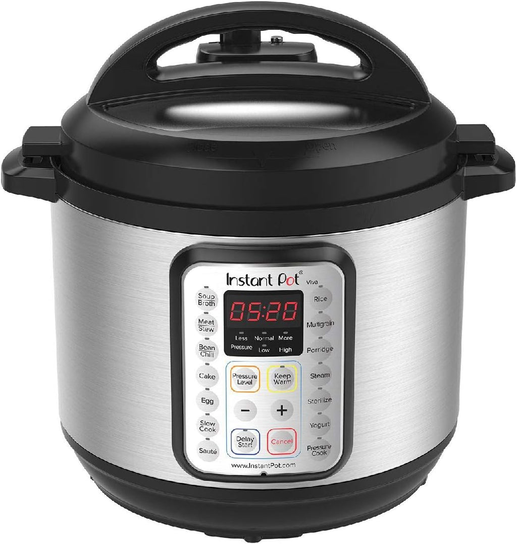 9-in-1 Multicooker, Pressure Cooker, Slow Cook, Rice Maker, Steamer, Sauté, Yogurt, Warmer & Sterilizer, Includes App With Over 800 Recipes, Stainless Steel, 6 Quarts wourant