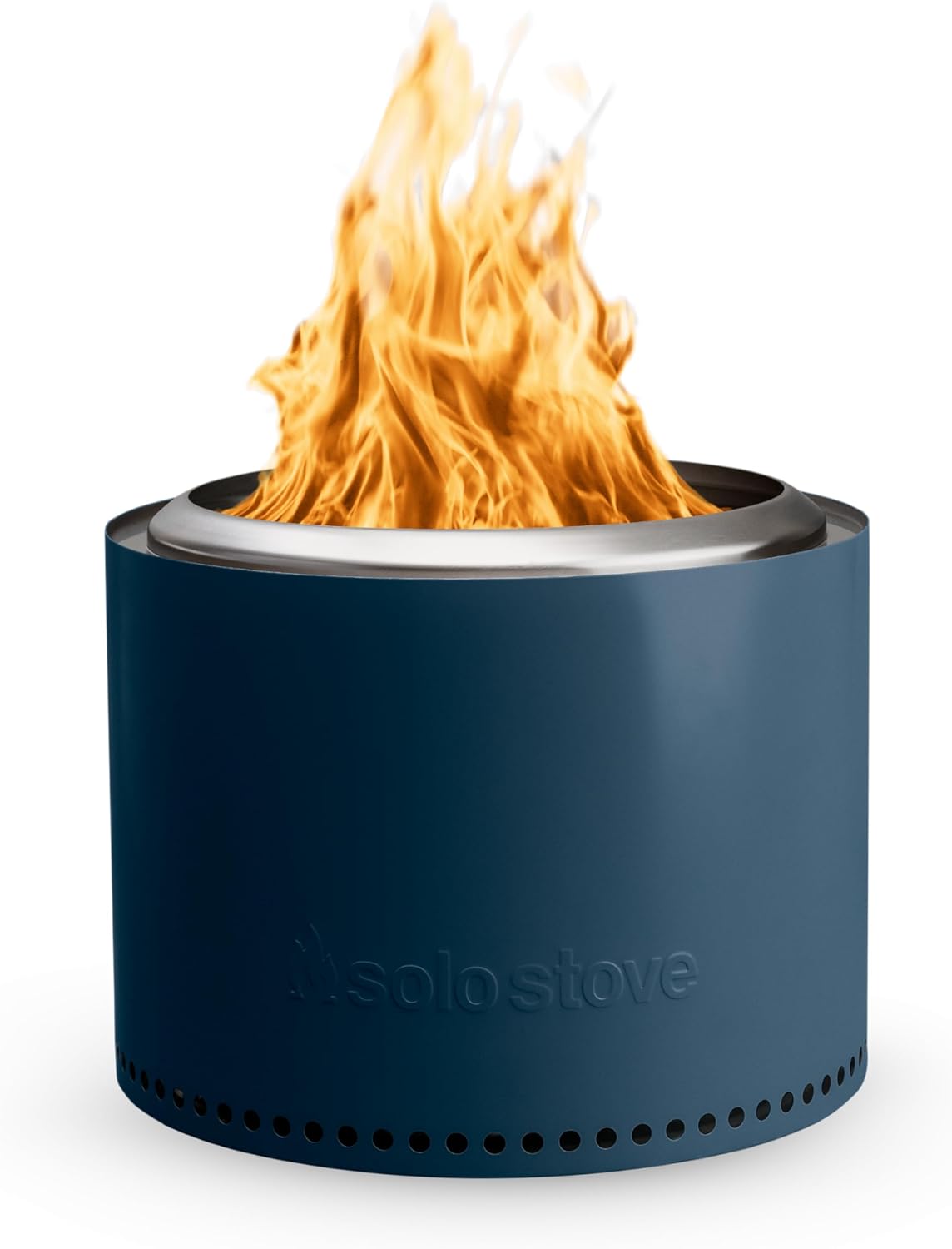 Solo Stove Bonfire 2.0 with Stand, 19.5 Inch Smokeless Fire Pit with Removable Ash Pan - Portable Outdoor Fire Pit - Stainless Steel Wood Burning Fireplace, Ideal for 4-6 People, 21.75 lbs wourant