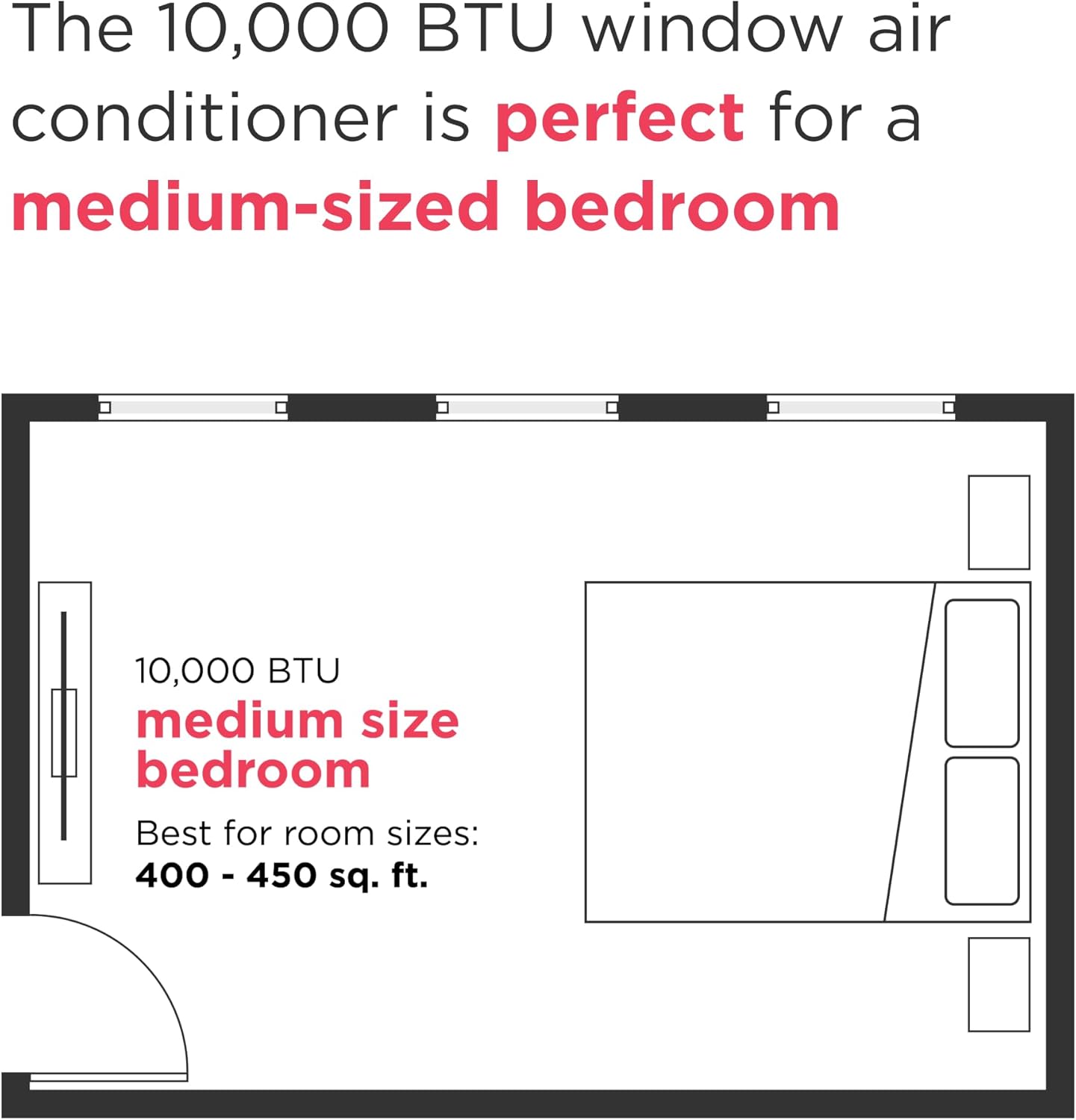 Frigidaire GHWQ103WC1 Inverter Quiet Temp Room Air Conditioner, 10,000 BTU with Wi-Fi Connected, Works with Alexa, Energy Star Certified, Easy-to-Clean Washable Filter, in White wourant
