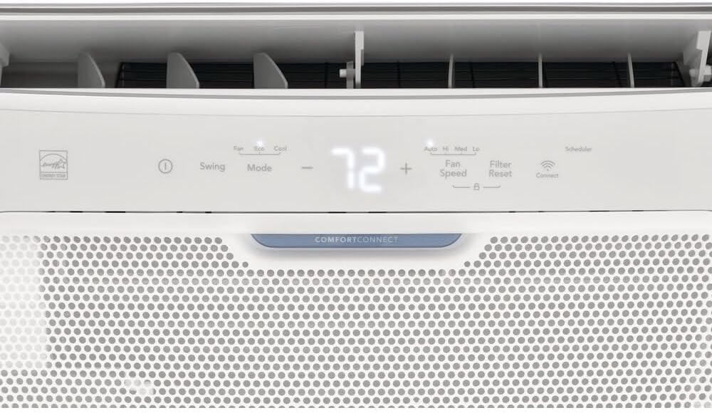 Frigidaire GHWQ103WC1 Inverter Quiet Temp Room Air Conditioner, 10,000 BTU with Wi-Fi Connected, Works with Alexa, Energy Star Certified, Easy-to-Clean Washable Filter, in White wourant