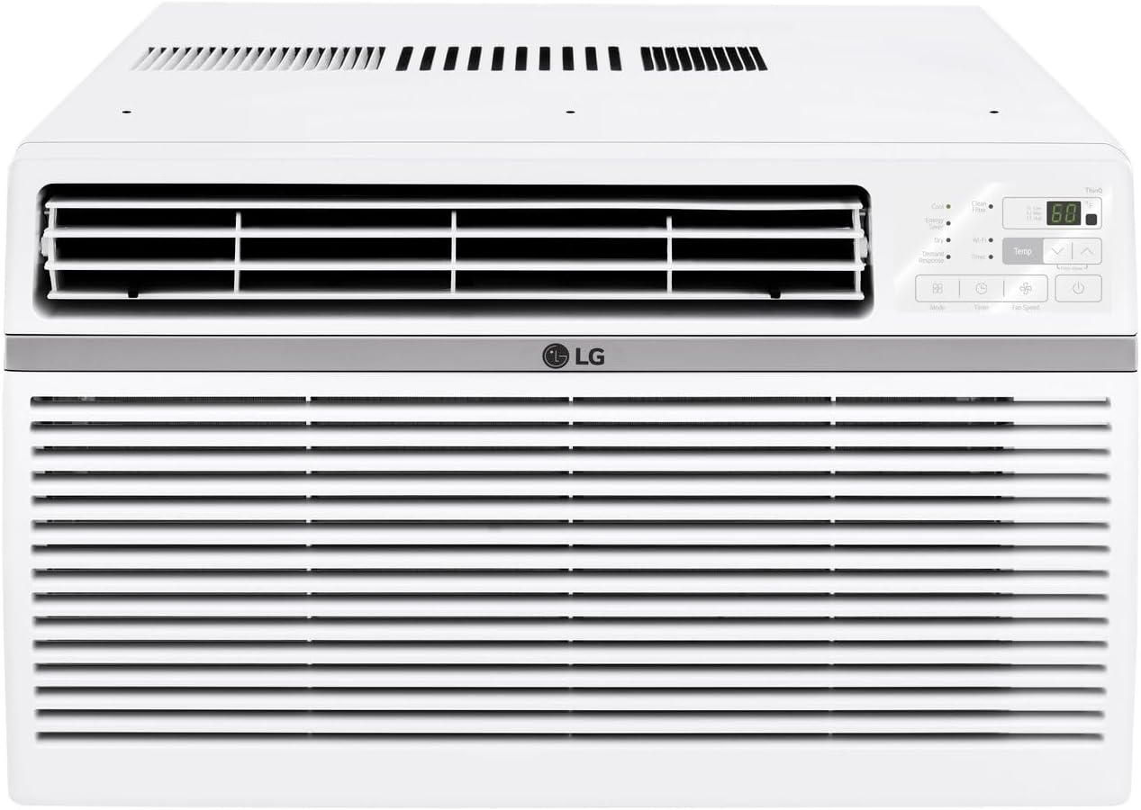 LG 6,000 BTU Window Air Conditioner, 115V, Cools 250 Sq.Ft. for Bedroom, Den wourant