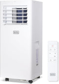 BLACK+DECKER Portable Air Conditioner, 8,500 BTU (5,100 BTU SACC) for Rooms Up To 350 Sq. Ft., Portable AC with Full Function Remote Control & Window Kit, BPACT05SM, White woonhhop