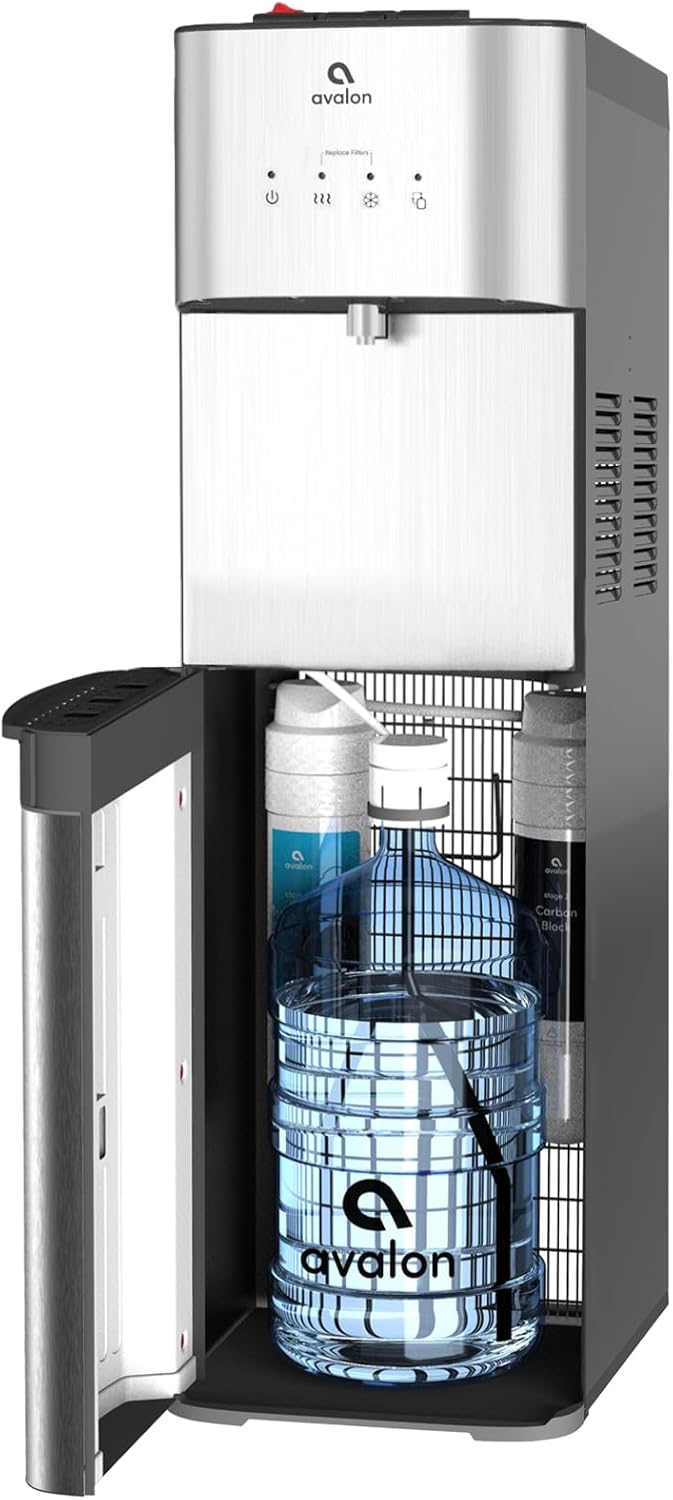 Avalon A3F Bottom Loading Water Cooler Dispenser with BioGuard-3 Temperature Settings-UL-Filtered wourant