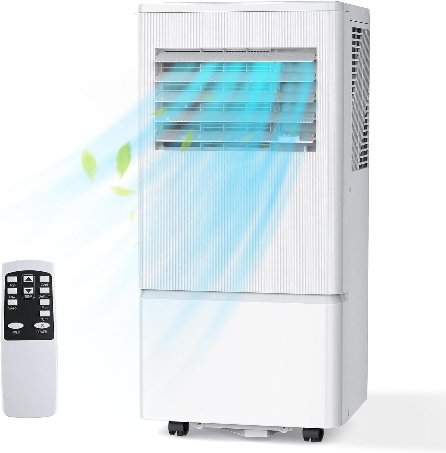 Air Choice Portable Air Conditioner, 10000 BTU Air Conditioner Portable for Room Up to 450 Sq.Ft, Remote Control, 24H Timer, Dehumidifier & Fan Modes, 3-in-1 AC Unit with Window Kit for Home Office wourant