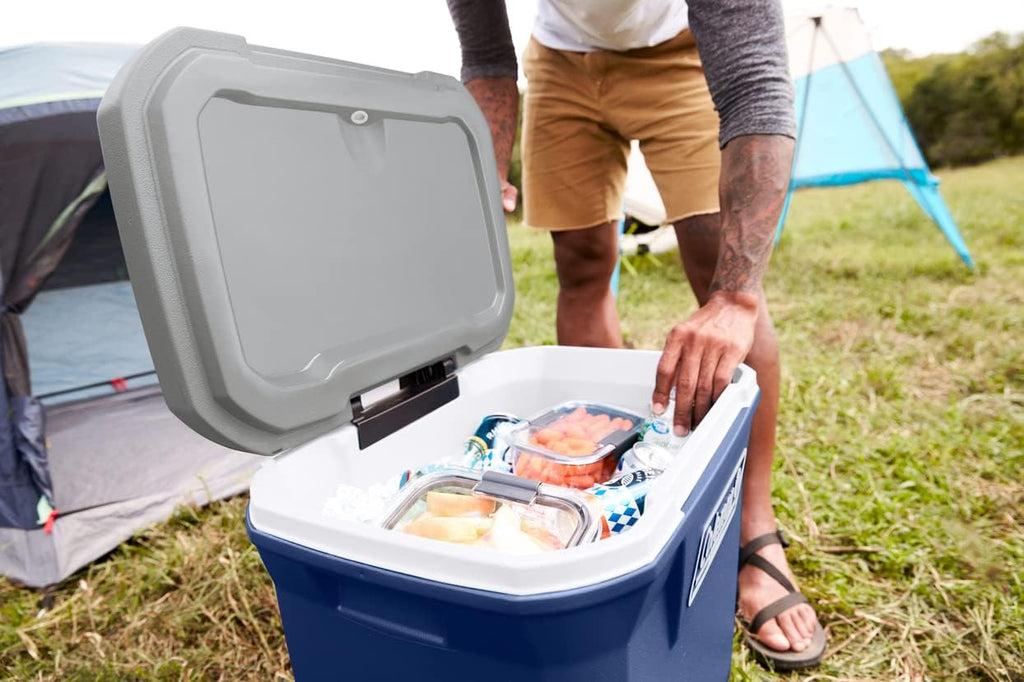 Coleman Insulated Portable Rolling Cooler with Wheels, Leak-Proof Outdoor Hard Cooler, Keeps Ice for Up to 5 Days, 100 Quart wourant