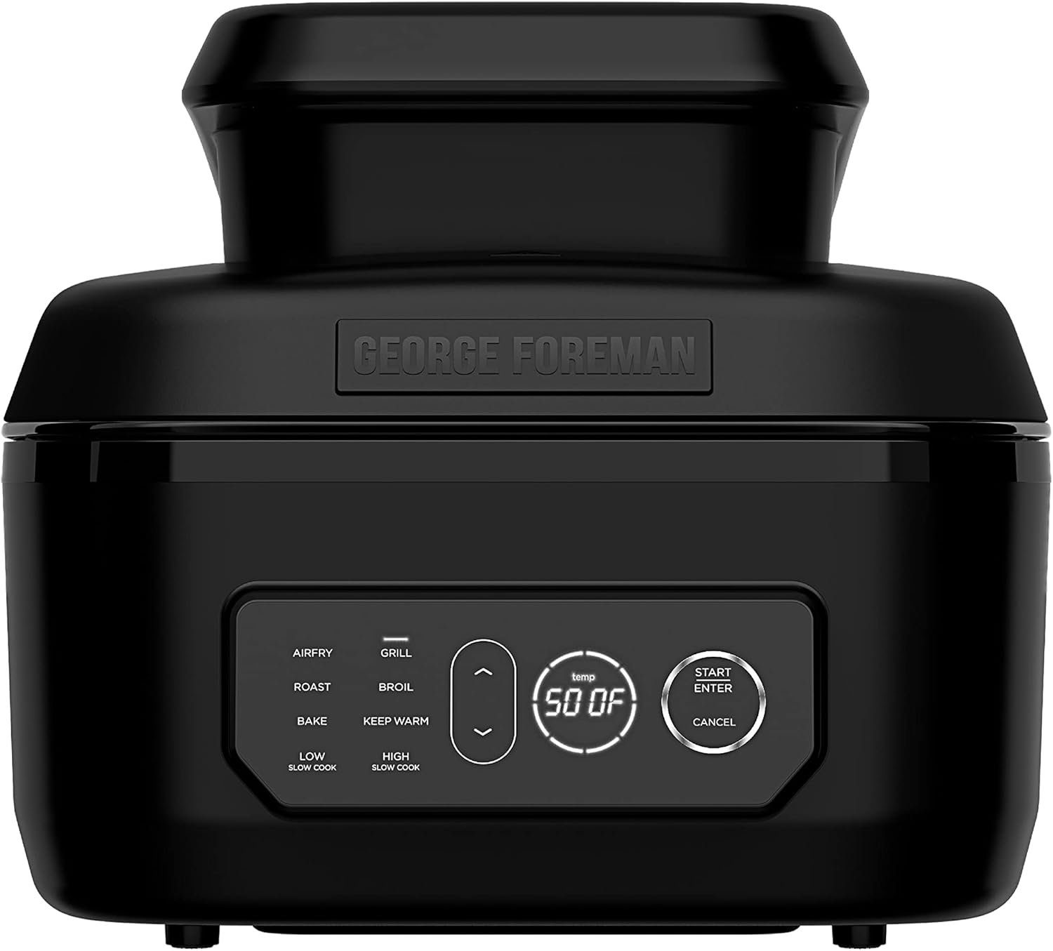 George Foreman Beyond Grill?7-in-1 Electric Indoor Grill with Air Fry Technology, MCAFD800D, Black, Large woonhhop