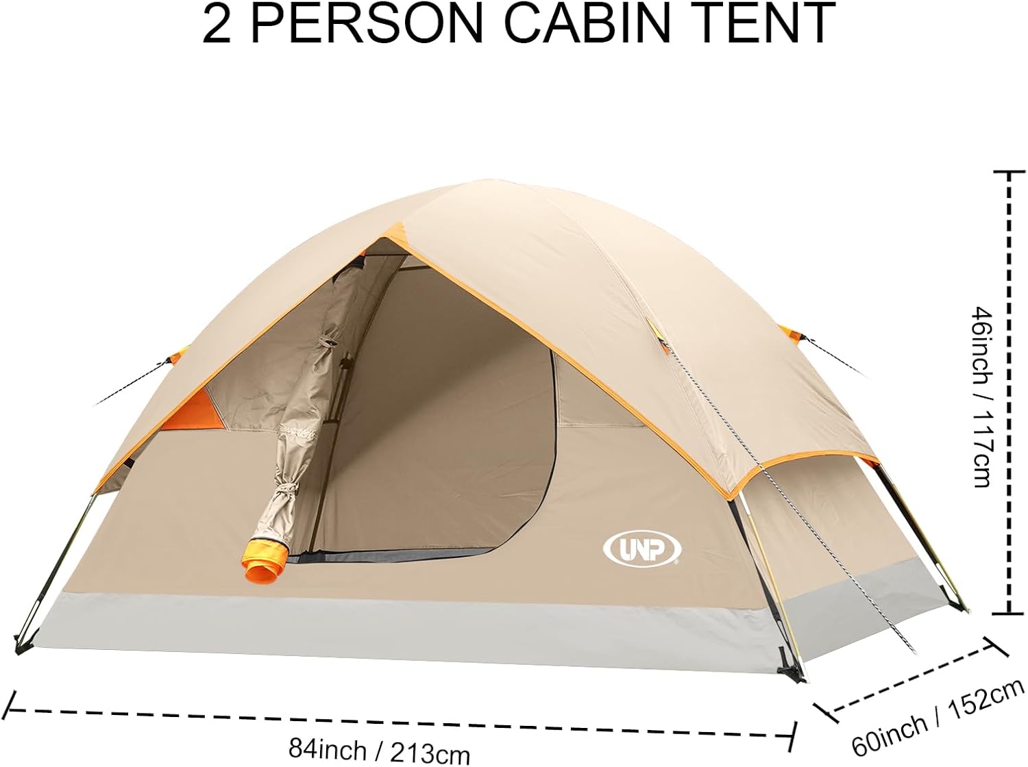 Camping Tent 2/3/4/6 Person Dome Tent Portable Camping Tent for Outdoor and Backpacking Beach wourant