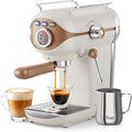 Espresso Machine, 20 Bar Pump Temperature Control, Compact Espresso Maker with Steam Milk Frother wourant