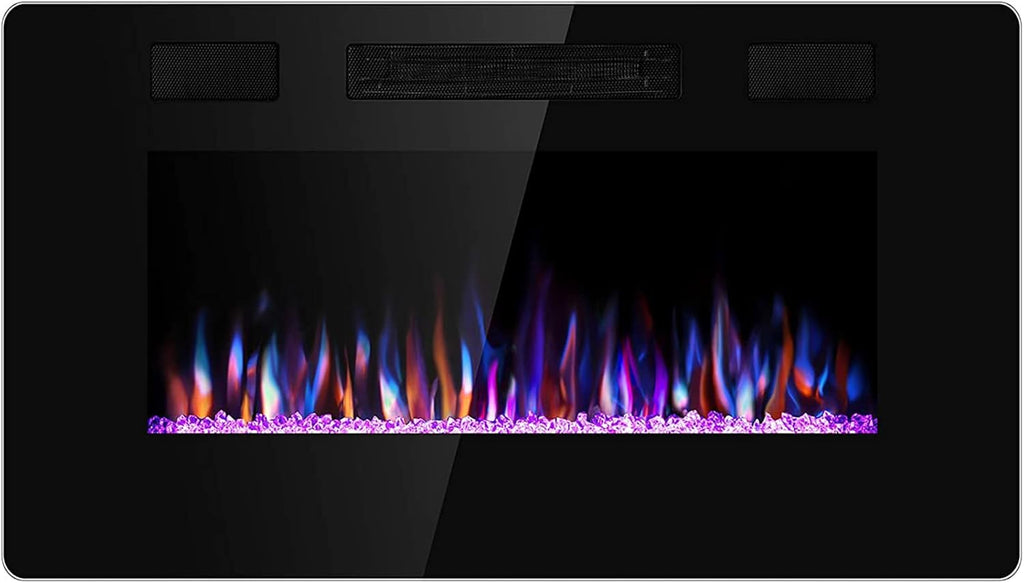 Antarctic Star 42 Inch Electric Fireplace in-Wall Recessed and Wall Mounted wourant