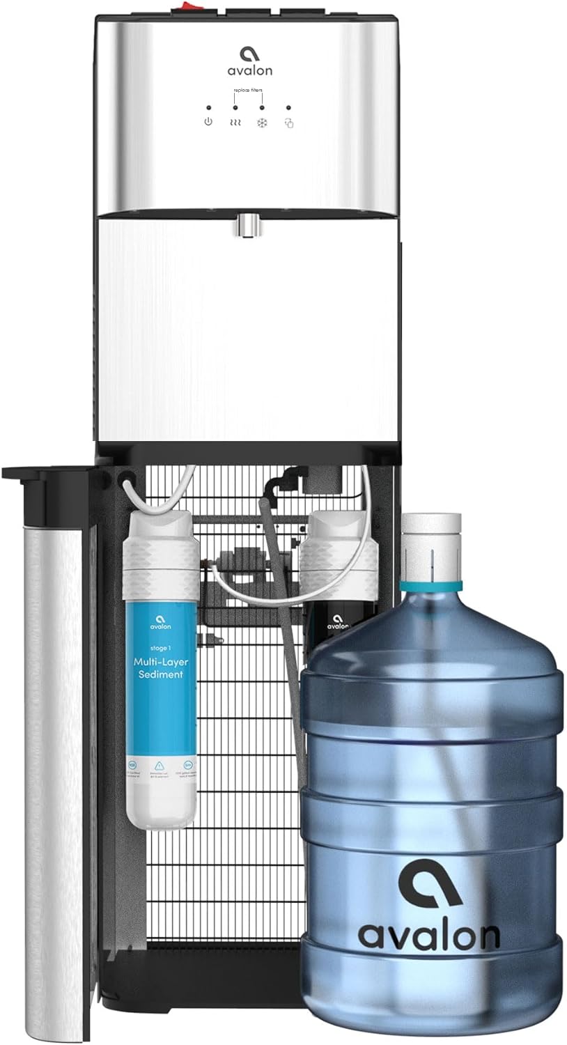Avalon A3F Bottom Loading Water Cooler Dispenser with BioGuard-3 Temperature Settings-UL-Filtered wourant