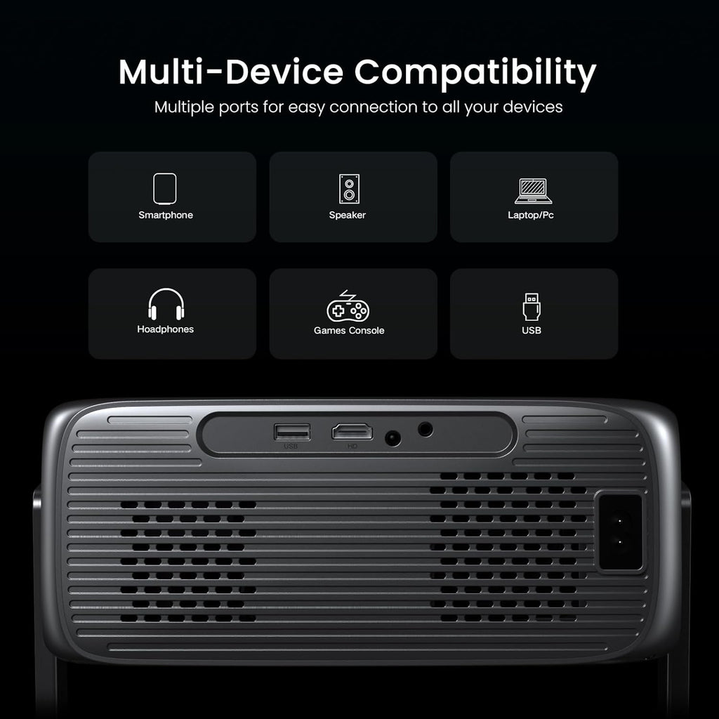 2000 ANSI Official Licensed Google TV Outdoor Projector 4K Decoding, Smart Projector wourant