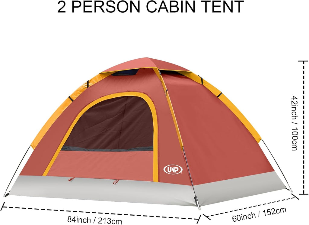 Camping Tent 2/3/4/6 Person Dome Tent Portable Camping Tent for Outdoor and Backpacking Beach wourant