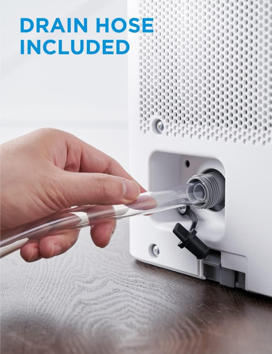 Midea Cube 35 Pint Dehumidifier for Basement and Rooms at Home for up to 3,500 Sq. Ft., Smart Control, Compatible with Alexa (White), Drain Hose Included, ENERGY STAR Most Efficient 2023 wourant