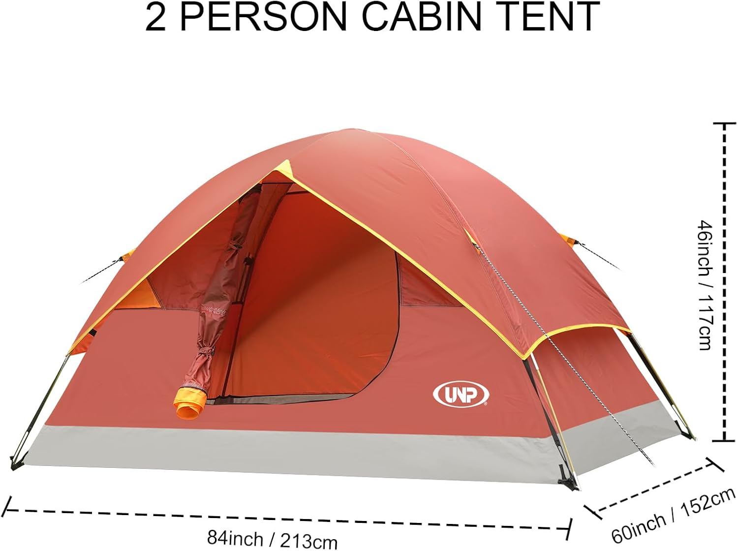 Camping Tent 2/3/4/6 Person Dome Tent Portable Camping Tent for Outdoor and Backpacking Beach wourant