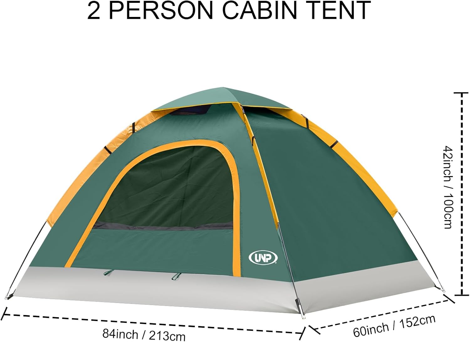 Camping Tent 2/3/4/6 Person Dome Tent Portable Camping Tent for Outdoor and Backpacking Beach wourant