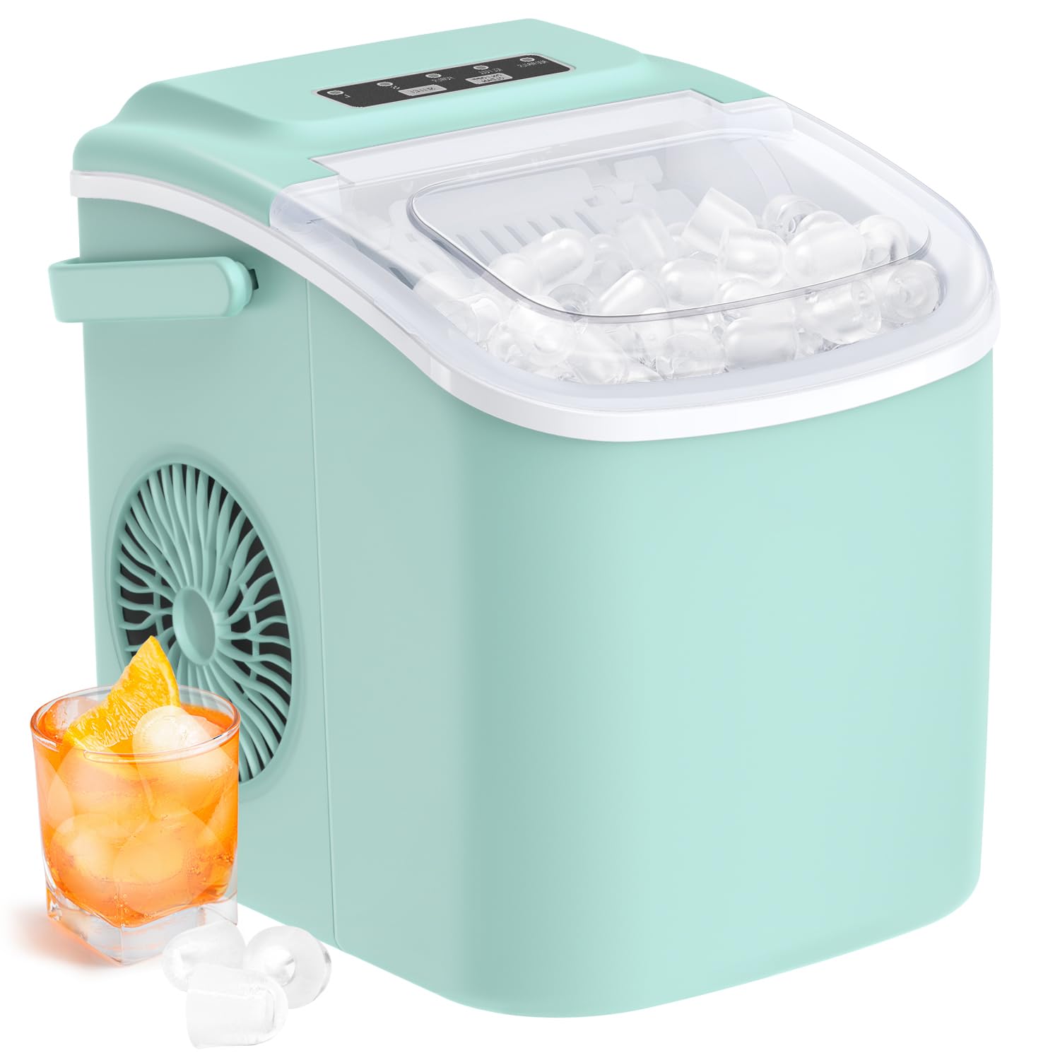 Nugget Ice Maker Countertop, Silonn Chewable Pellet Ice Machine with Self-Cleanin Function, 33lbs/24H Portable Ice Makers for Home Kitchen Officce, Black wourant