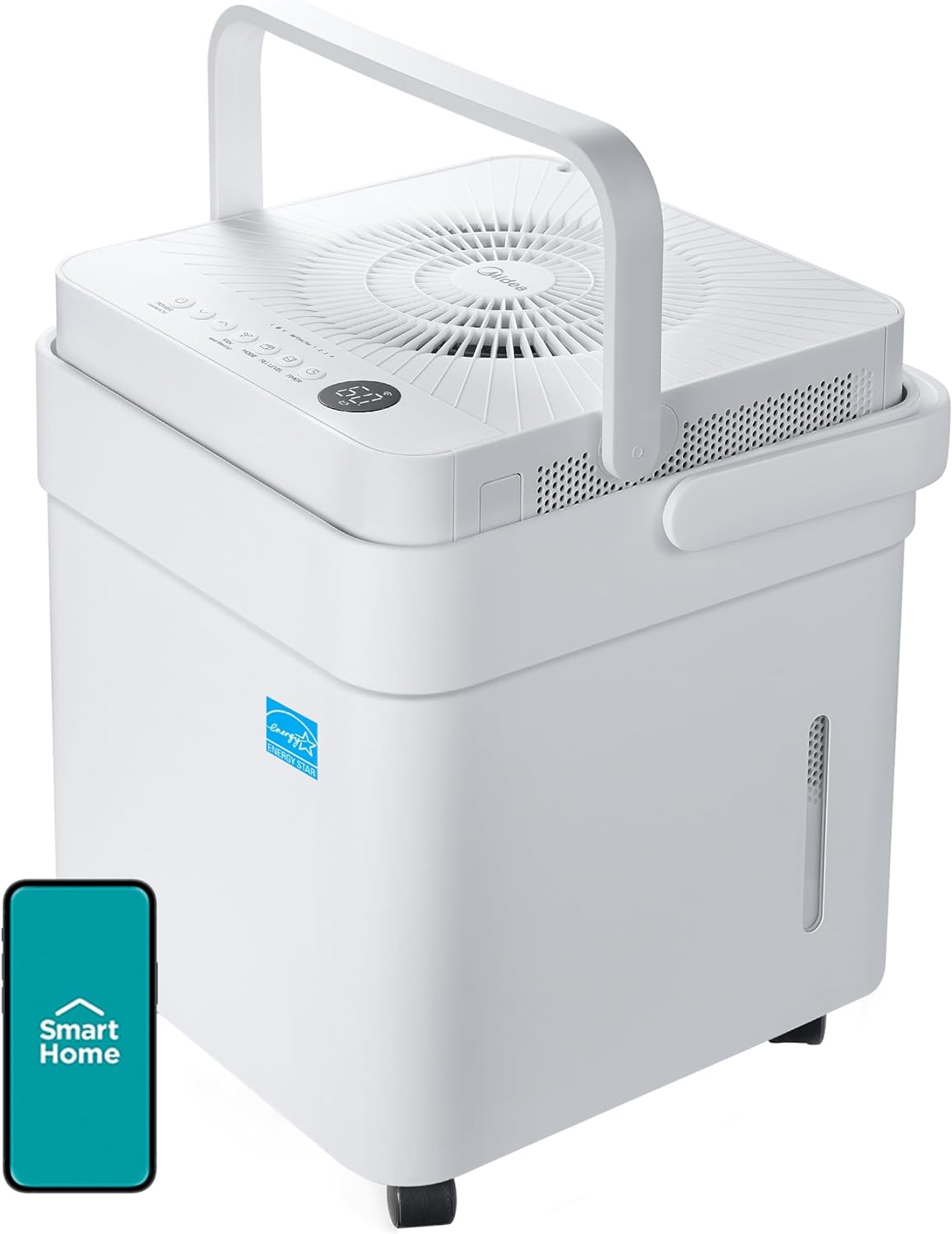 Midea Cube 35 Pint Dehumidifier for Basement and Rooms at Home for up to 3,500 Sq. Ft., Smart Control, Compatible with Alexa (White), Drain Hose Included, ENERGY STAR Most Efficient 2023 wourant