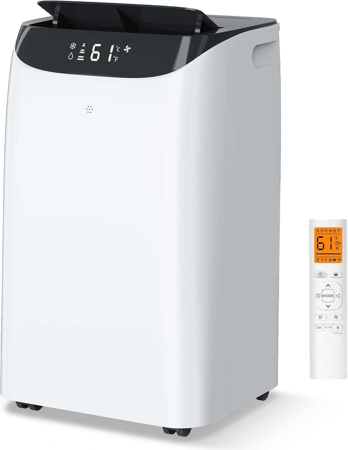16,000 BTU Inverter Portable Air Conditioner with Remote, Free Stand Cooling Portable AC Unit for Room up to 800 sq.ft, with Dehumidifier & Fan,Dual Hose,Windows Kit,Quiet Sleep Mode(45dB) woonhhop