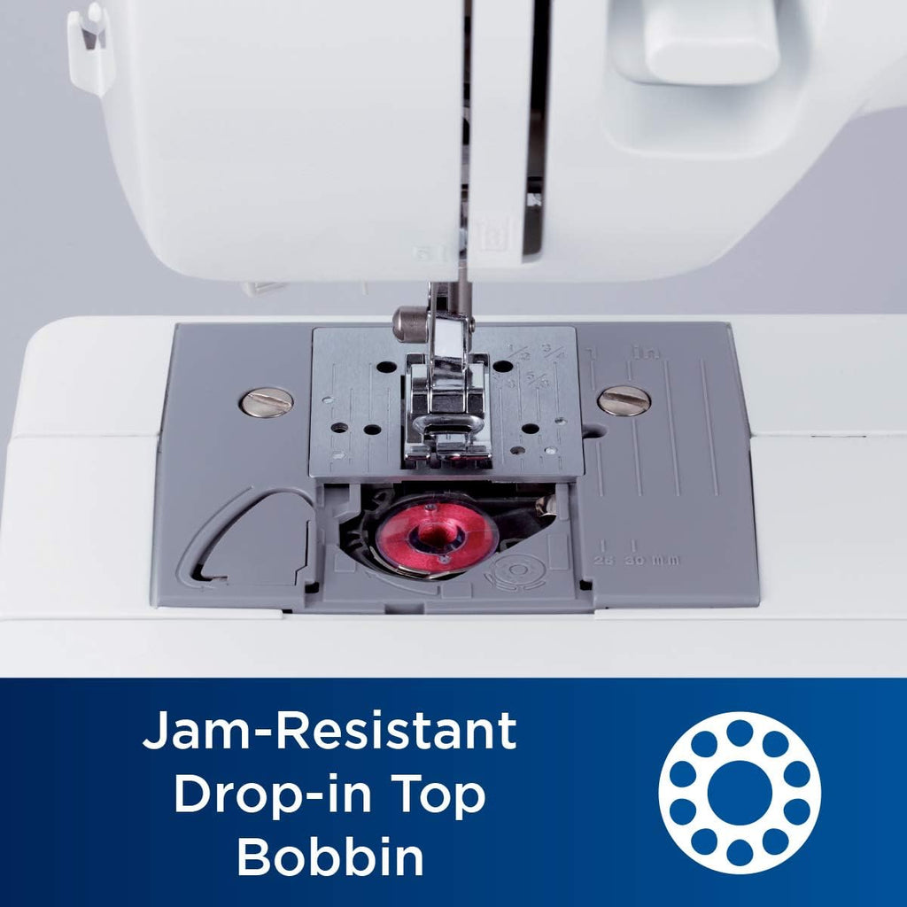 Brother XM2701 Sewing Machine, Lightweight, Full Featured, 27 Stitches, 6 Included Feet wourant