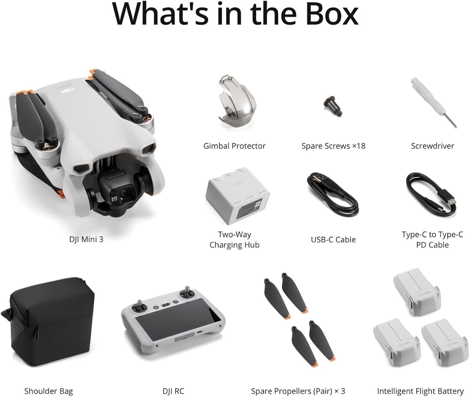DJI Mini 3, Drones with Camera for Adults 4K, 38-min Flight Time, up to 32800ft (10km) Video Transmission, True Vertical Shooting, GPS Auto Return Integrated, Mini Drone with Camera for Beginners wourant