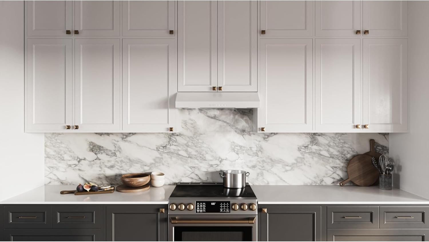 Broan-NuTone Three-Speed Glacier Undercabinet Range Hood with LED Light, ADA Compliant wourant