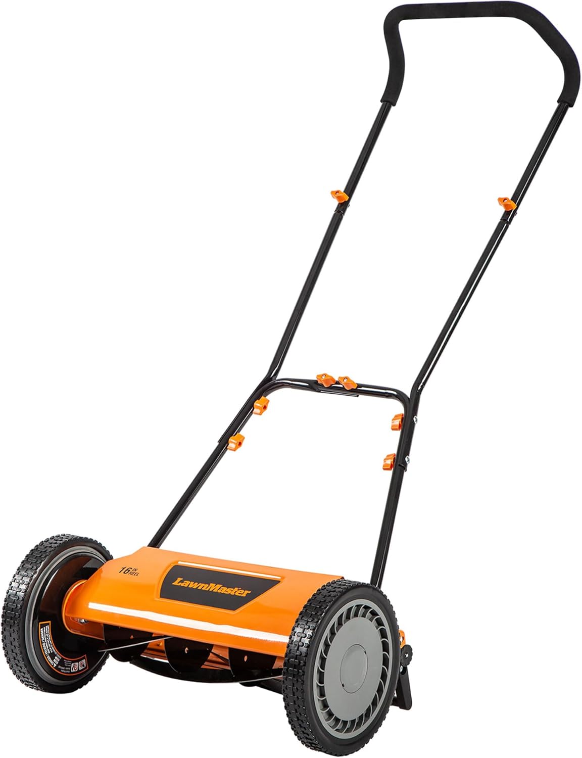 LawnMaster LMRM1801 Push Reel Lawn Mower 18-Inch 5-Blade wourant