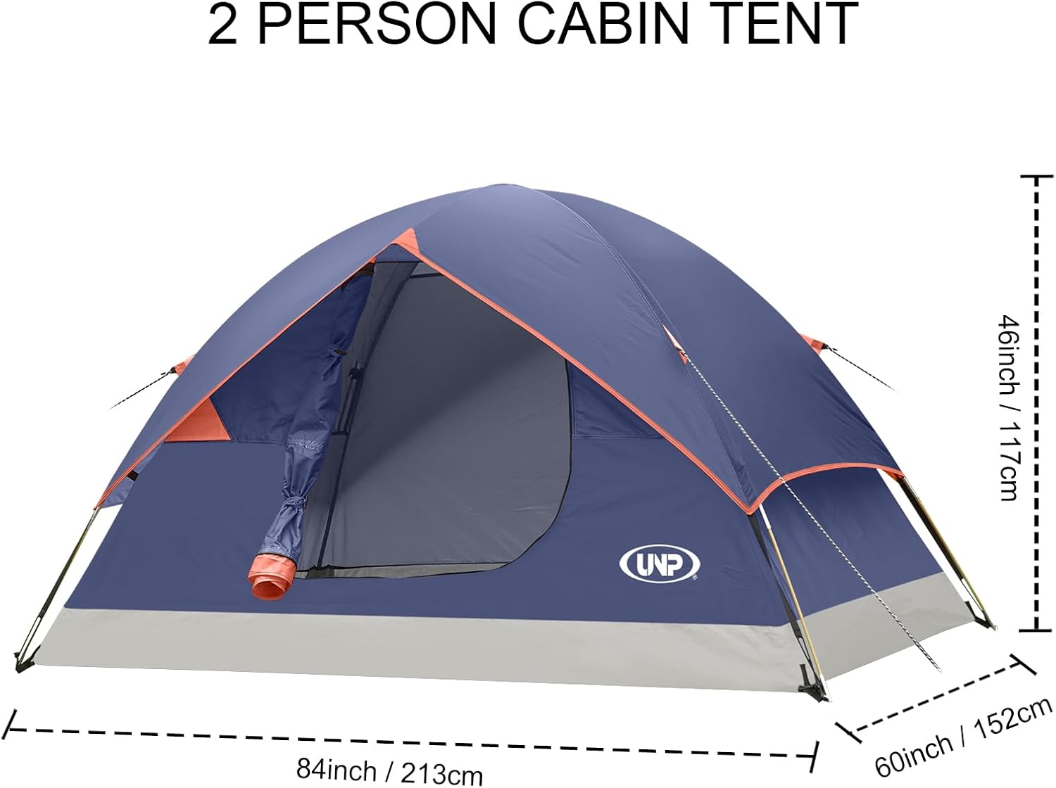 Camping Tent 2/3/4/6 Person Dome Tent Portable Camping Tent for Outdoor and Backpacking Beach wourant