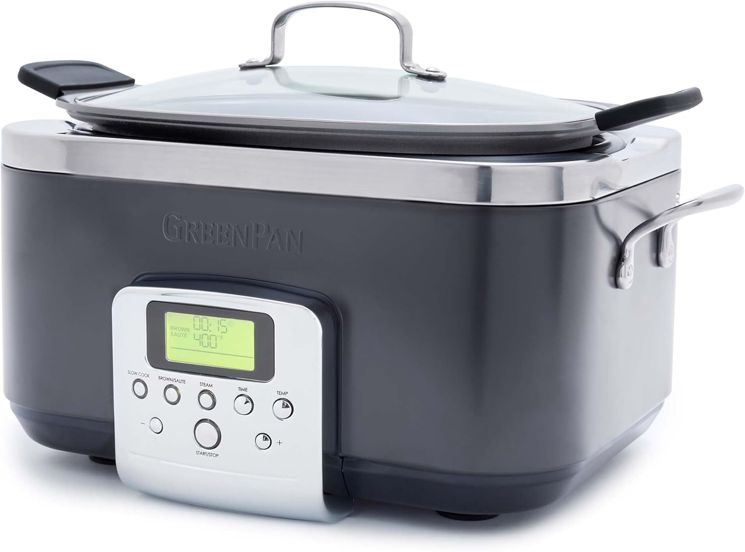 8-in-1 Programmable 6QT Electric Slow Cooker with Dishwasher-Safe Lid and Removable Base wourant