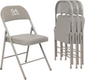 6 Pack Black Folding Chairs with Leather Chairs for Indoor and Outdoor Events Office Wedding Party Upholstered Chairs wourant
