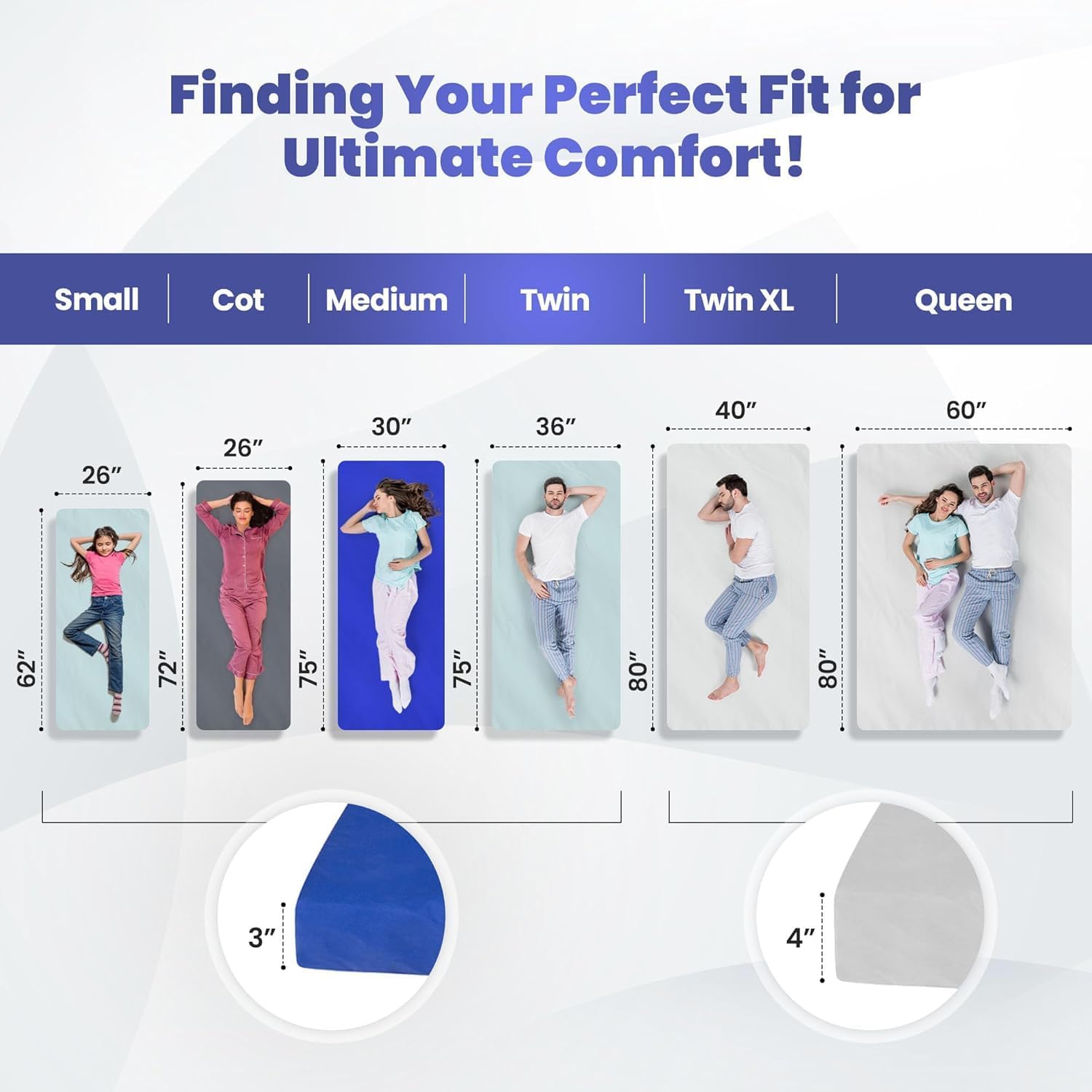 Matrix Comfort-Cell Memory Foam Camping Mattress Pad, Portable Foam Sleeping Pad for Camping, Roll up Sleeping Mat for Adults Floor Mattress Guest Floor Bed for Sleepover, Car, Tent SUV Cot Mattress wourant