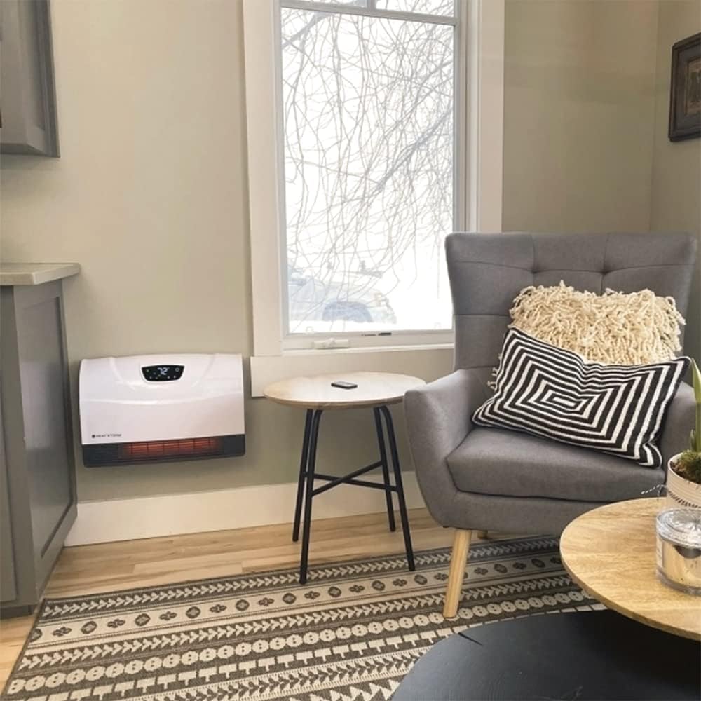 Heat Storm HS-1500-PHX-WIFI Infrared Heater, Wifi Wall Mounted wourant