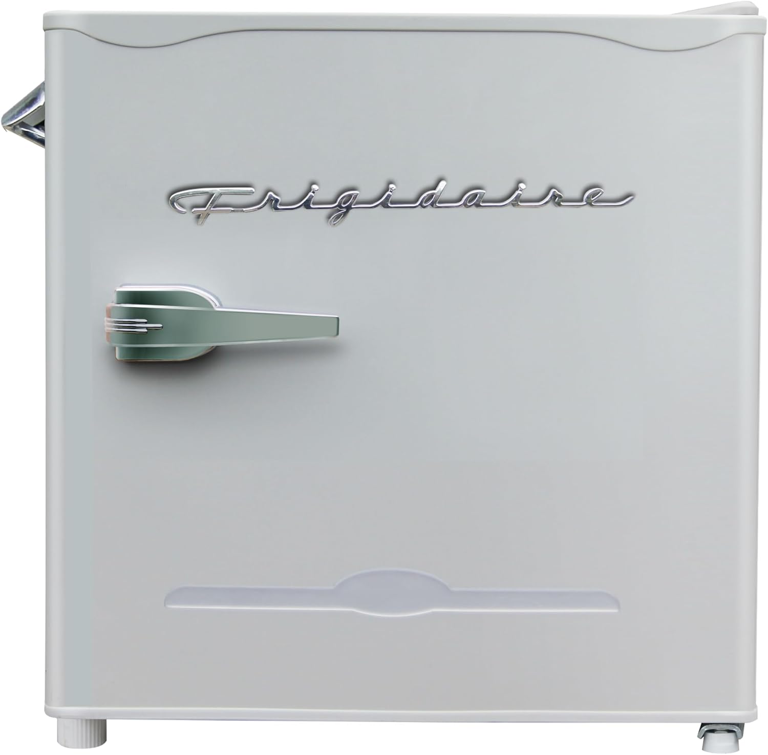 Frigidaire EFR176 Retro Compact Fridge with Chiller Mini Refrigerator with Built-in Bottle Opener for Office, Bedroom, Dorm Room or Cabin, 1.6 cu ft 16" D x 18" W x 18.5" H, Moonlight wourant
