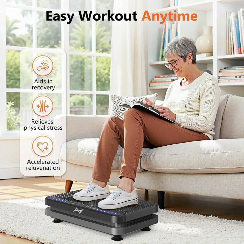 AXV Vibration Plate Fitness Platform Trainer Suitable for men and women to lose weight wourant