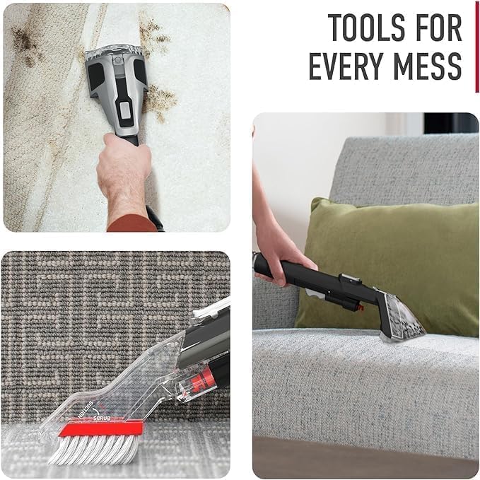 Hoover CleanSlate Plus Portable Carpet Upholstery Spot Cleaner with Powerful Suction wourant