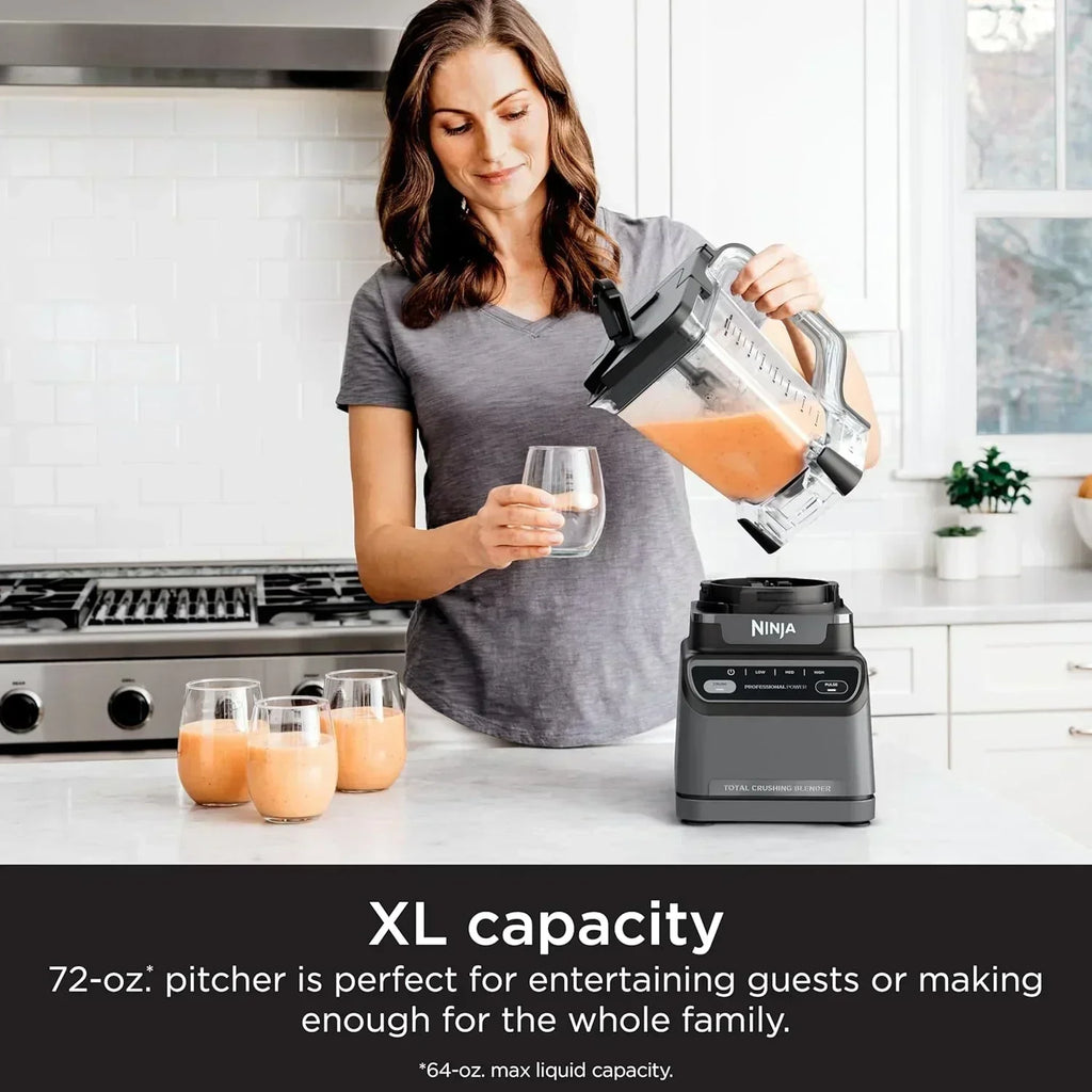 Ninja BL610 Professional 72 Oz Countertop Blender 1000-Watt Base Total Crushing Technology wourant