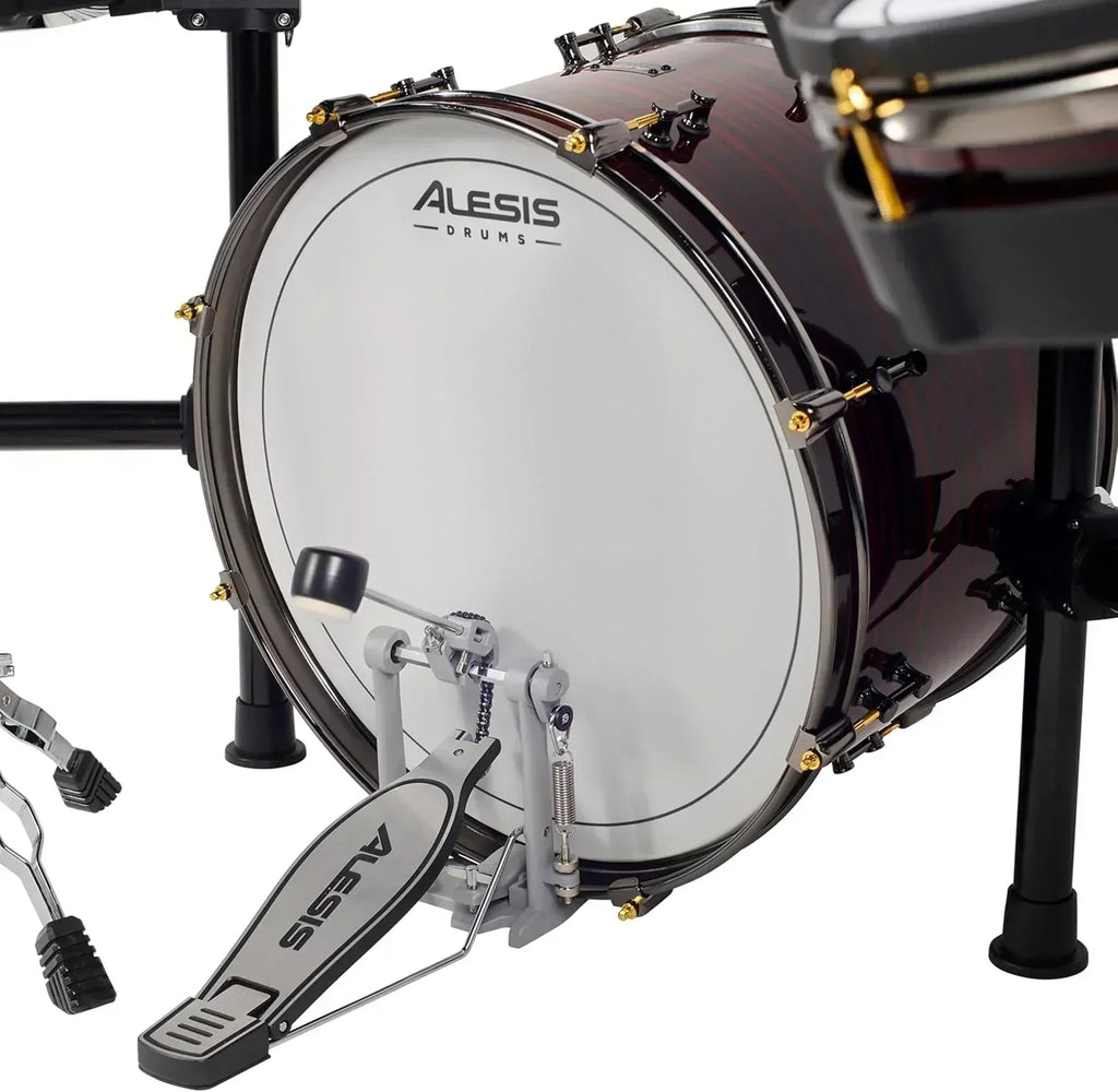 Alison Strata Prime Electronic Drum Set with Touch Screen Dual Area Grid Head wourant