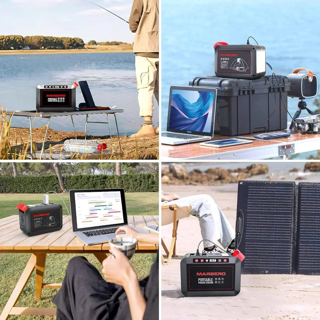 Portable Power Station 88Wh Camping Lithium Battery Solar Generator Fast Charging Power Bank wourant