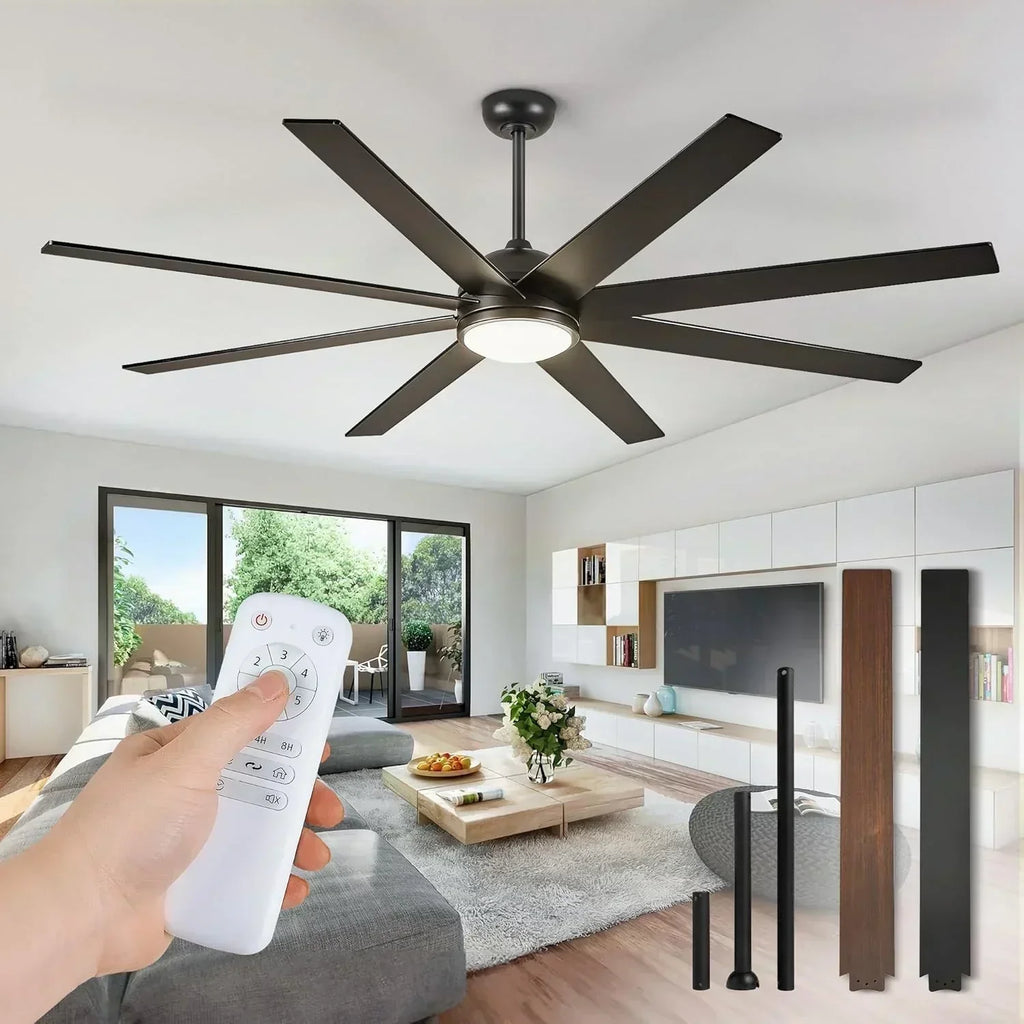 Ceiling Fan Indoor/Outdoor 8 Blades 65 inches wourant