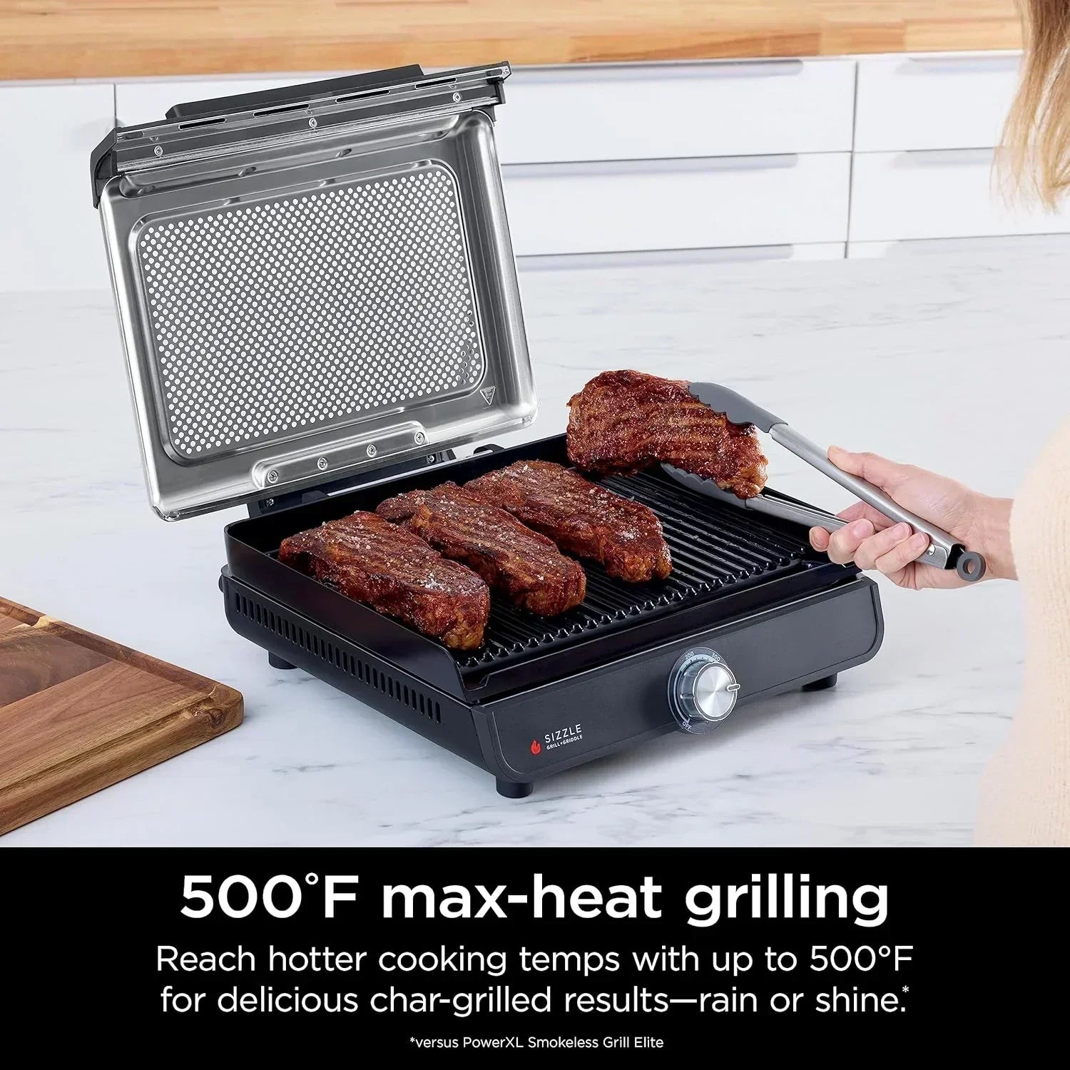 Griddle and Indoor Grill Electric Grill For Steak Burgers Salmon Veggies and More Pancake Griddle wourant