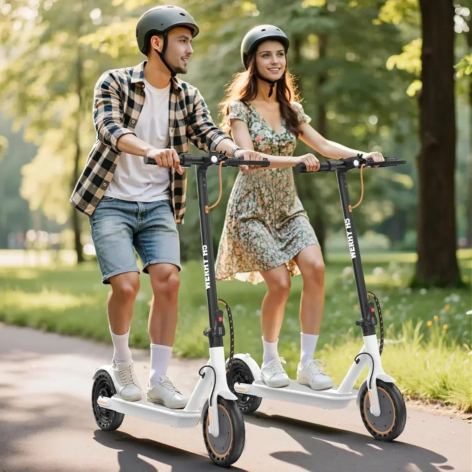 Electric Scooter 350W/500W Motor Top Speed 19/22 mph Max 16/23/28Miles Ranges Foldable E Scooter wourant
