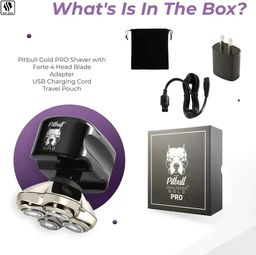Pitbull Gold PRO Electric Head and Face Shaver wourant