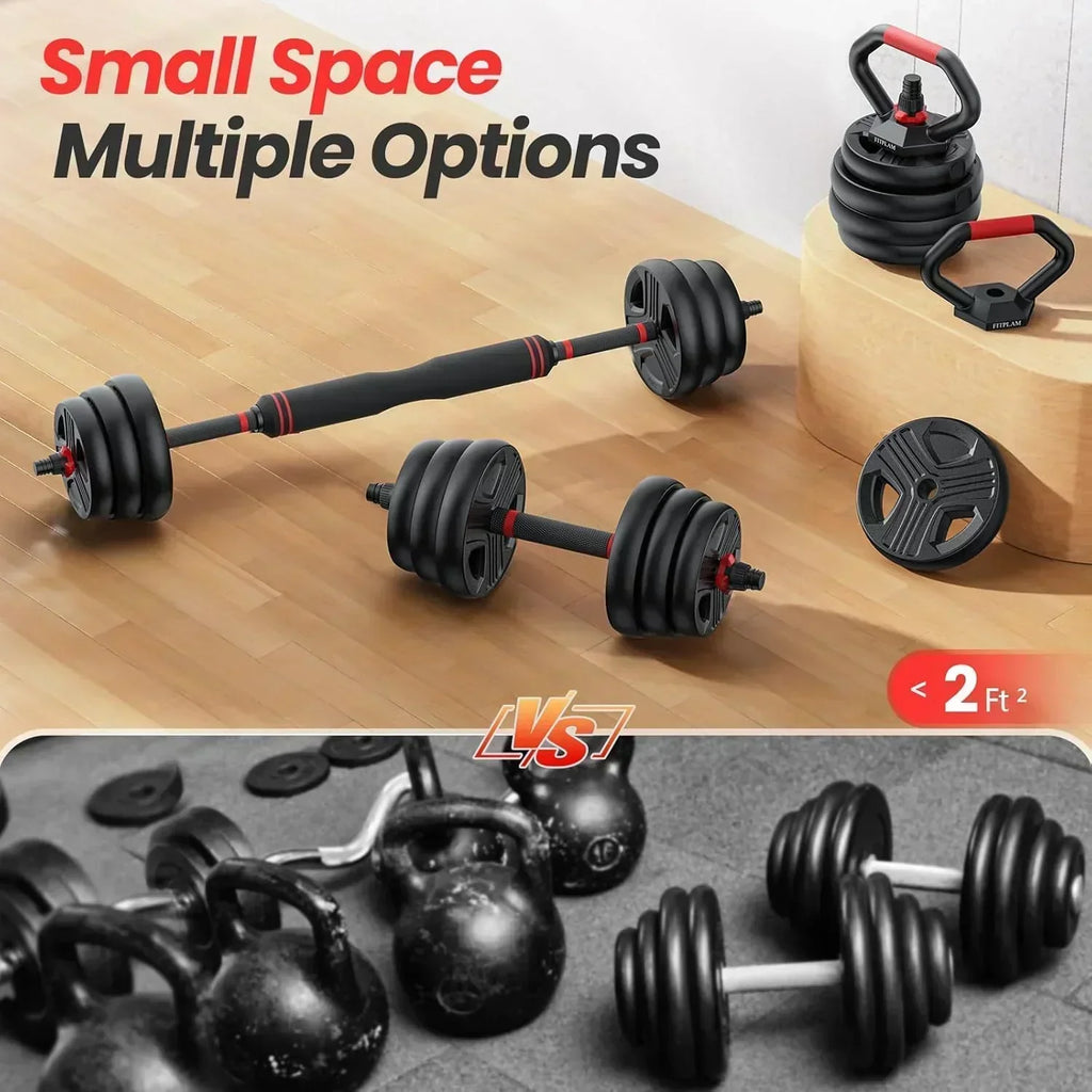 Adjustable dumbbell kit with upgraded nuts Barbell push-up stand push-up stand wourant