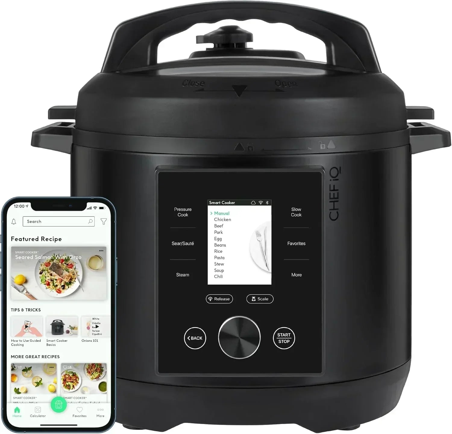 CHEF iQ Smart Pressure Cooker with WiFi and Built-in Scale 10-in-1 Multi-Cooker Rice Cooker wourant
